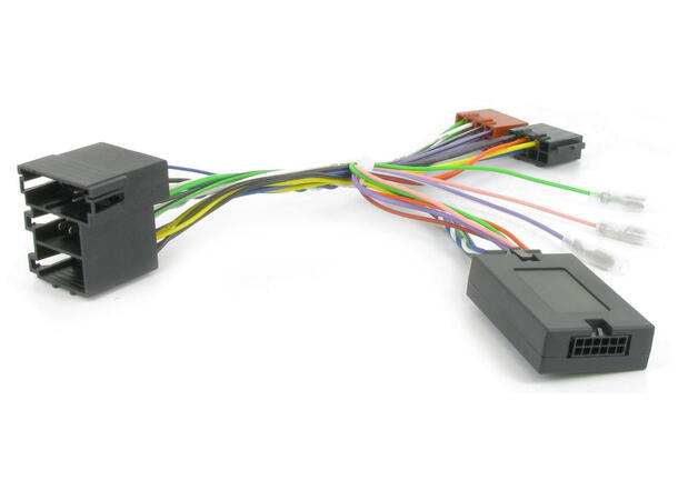 Connects2 Rattfjernkontroll interface Peugeot m/ISO og 8-funksjoners ratt